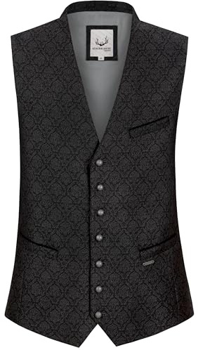 Stockerpoint Traditionell väst Piero, svart, 48