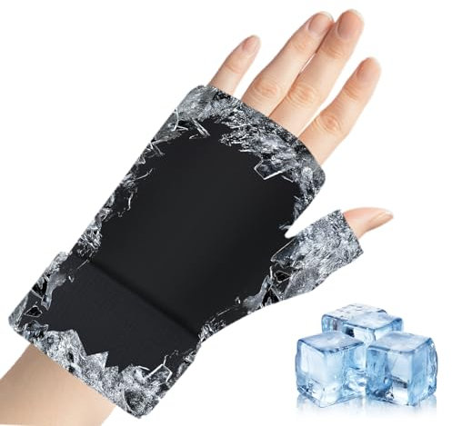 Xiuxhae Binden Kühlpacks Gel Handschuhe für kalt warm kompresse, kühlhandschuhe für Verstauchungen, Schwellungen, Handgelenken, Coolpack Handschuhe Chemotherapie für Tenosynovitis, arthritis, Rheuma