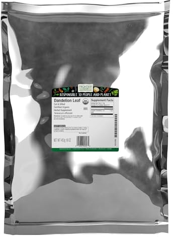 Frontier Bulk Dandelion Leaf Flakes, Organic, 1 Lb. Package