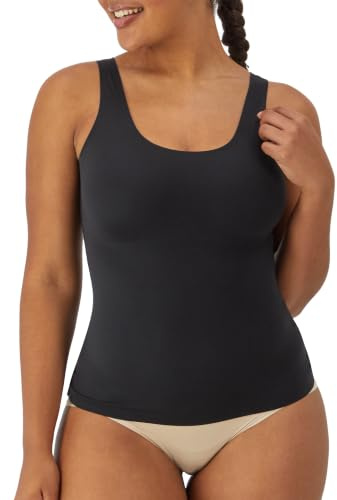 Maidenform Womens Comfort Devotion Cami Fl2018 Shapewear Tops, Black, Small US