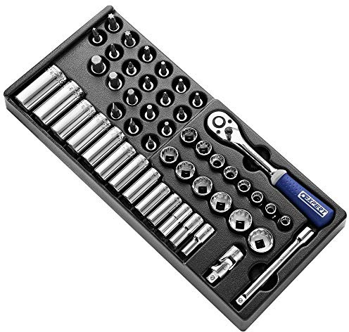 'Expert E031821 – Socket and Accessories Module 3/8 Metricos – 50 Pieces