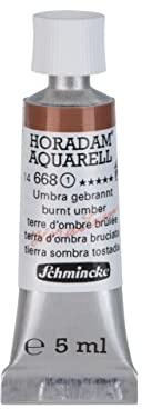 Schmincke – HORADAM® AQUARELL - feinste Künstler-Aquarellfarben, Umbra gebrannt - 5 ml