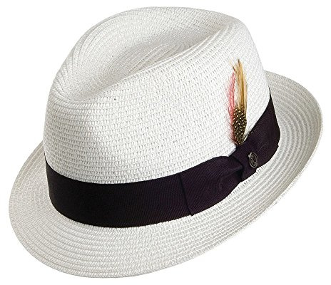 Jaxon & James Sombrero de Paja Toyo Trilby - Blanco