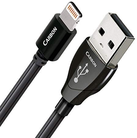 AudioQuest ltnusbcar0.75 0.75 m USB zu Lightning schwarz USB-Kabel