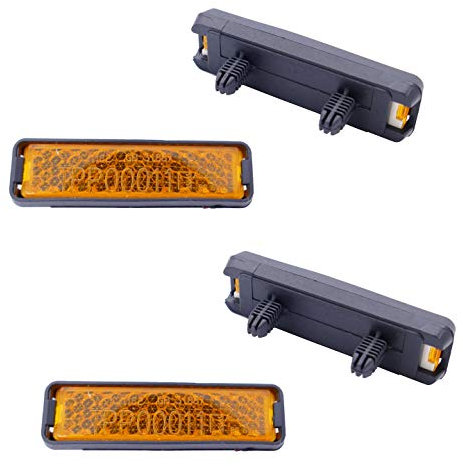 P4B | 4X Reflektoren für Fahrrad Pedale zum Einklicken | Pedal Reflektor | Reflektoren Fahrrad Pedal