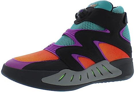 Reebok Instapupp FURY Zone, scarpe da ginnastica da uomo, per fitness e corsa, Core Black/Utopic Teal/Primo Viola-nero, 43 EU