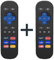 (Pack of 2) Universal Replacement for Roku Box Remote Control, Also Fit for Now TV Box Remote, with 6 Streaming Buttons - No Setup Required