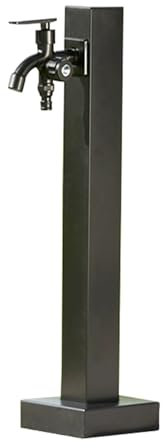 LYUCAYHQ 304 Colonna D'acqua in Acciaio Inossidabile Fontana da Giardino Esterno Rubinetto Giardino Rubinetto Antigelo da Esterno Fontanella a Colonna con Rubinetto Acqua(60cm/24in)