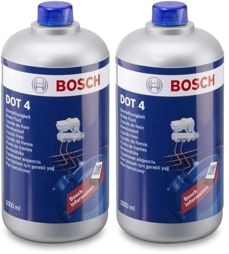 Bosch DOT4 Liquide de Frein - 1L (Lot de 2)