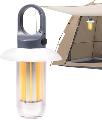 Lampe torche LED de camping - Lampes portables type C - Équipement de survie pour urgences, pêche, plage, voyage en voiture, randonnée, camping