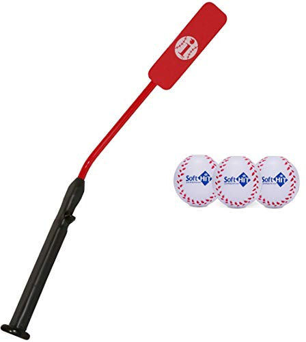 p.m.p.o Insider Bat Size 6 (Alter 12 und unter) & überall Ball komplett Baseball Softball Schlagtraining Kit