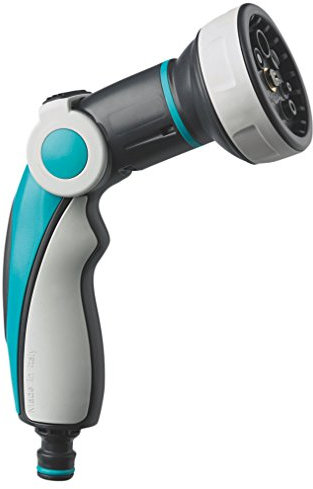 G.F. 80263544, Pistola per l'Irrigazione del Giardino, 8 Jet Premium Plus, Blue