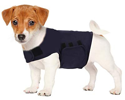 KELIVOL Abrigo de ansiedad para perro, chaqueta para aliviar la ansiedad, chaleco envolvente ligero y calmante, utilizado para mantener la comodidad de los perros que tienen miedo de fuegos