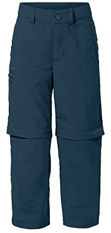 VAUDE Unisex Kinder Kids Detective Antimos Zo Pants Hose, Dark Sea Uni, 92 EU