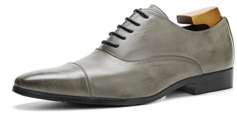Grau,43 EU, Herren Anzug Schuhe Oxford Schuhe Formelle Anzug Schuhe Für Männer Business Derby Schuhe