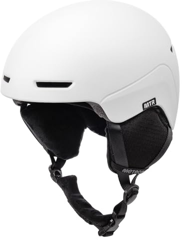 meteor Casco da Sci e Snowboard per Bambini Giovani e Adulti Regolabile Ski Helmet per Gli Sport Invernali