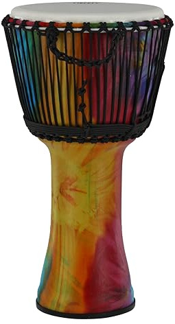 GEWA Liberty Djembé Rope Tuned - Storlek (diameter): 30,5 cm (12), höjd: 59 cm (23,5) - Antal Rope Runners: 30 - Batik