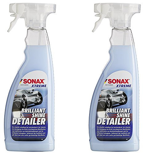 2x 750ml SONAX XTREME BRILLIANTSHINE DETAILER LACKREINIGER LACKPFLEGE REINIGER