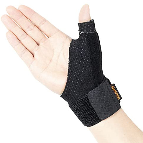 Thx4COPPER Kompression Reversible Daumen und Handgelenk Bandage, für BlackBerry Daumen, Arthritis, Sehnenentzündung, Stabil, Atmungsaktiv Daumenorthese- L/XL