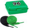 King of Trade Hannover 96 Brotdose, Brotbüchse, Lunchbox Logo + 2 Paar Fan-Schnürsenkel