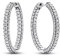 PANDORA Timeless Einreihige Pavé Ohrringe aus Sterling Silber mit Zirkonia, 293016C01