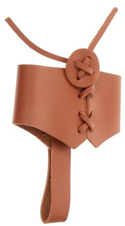 Cabilock Handgehaltene Kaffeehülle Verstellbarer Becherträger Trinkhornhalter Ärmel Für Kalte Getränke Biergürtelhalter Trinkbecherhülle Weinträgerhalter Klammern Einstellbar Pu-leder Krug