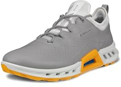 ECCO Men's Biom C4 Gore-tex Waterproof Golf Shoe, Wild Dove/Sunrise, 9-9.5