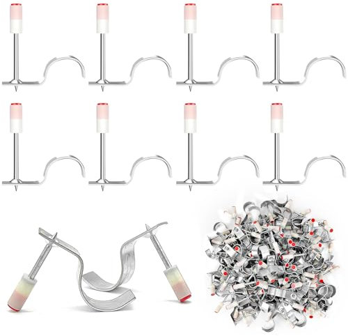 400 Pezzi Chiodi per Sparachiodi, Rivetti, Pistola Sparachiodi, Buona Penetrazione, Mini Unghie per Gun Cemento, Strumento di Fissaggio per Unghie, per Spara Chiodi Cemento e Ferro