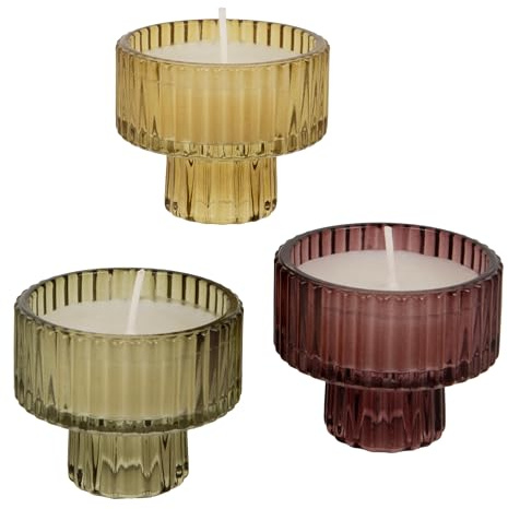 Doni Bomboniere 6 velas de cristal artístico para comunión, confirmación, boda, aniversario, ideas de regalo completas originales baratas