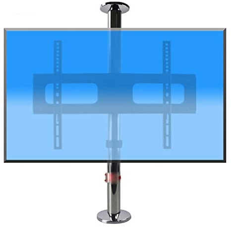 GUODDM TV-golvstativ - 360 graders roterande struktur, avdelare vägghylla, roterande TV-bänk bas, kompatibel med 32 till 55 tum LED-skärmar (66-82 cm)
