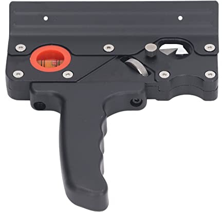 lyrlody Cepilladora Manual para Carpintería de Aleación de Aluminio con Plano de Chaflán con Profundidad de Corte Ajustable y Niveles de Burbuja Dobles para Carpinteros de Cepillado de Bordes de