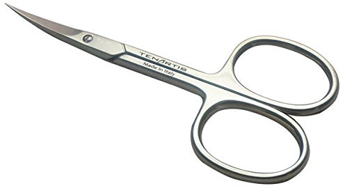 Tenartis 109 Forbicine Manicure Taglia Cuticole e Pellicine con Lame Curve e Sottili con Custodia in PVC - Made in Italy