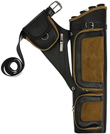 elToro Professioneller Seitenköcher aus Glatt- und Wildleder