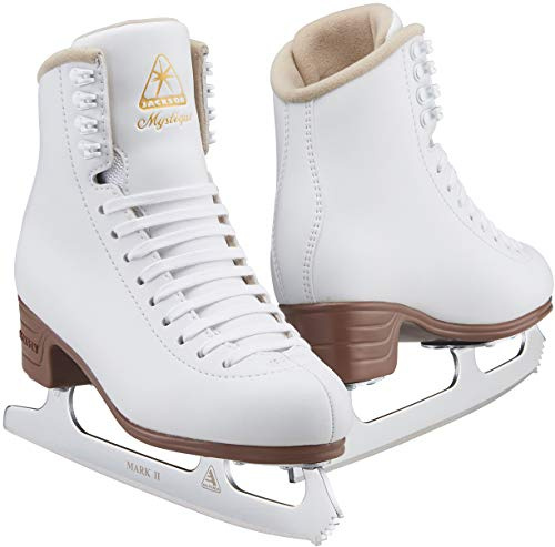 Jackson Ultima JS1490 Mystique Womens Figure Ice Skates/Color: White Size: Adult 8