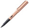 LAMY Lx Füllhalter 076 – Füller aus Aluminium in der Farbe Roségold mit transparentem Griffstück und Stahlfeder – Federstärke F