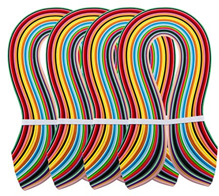 PH PandaHall 1440 Strips 52.5cm Quilling Paper, 36 Colours Quilling Kits