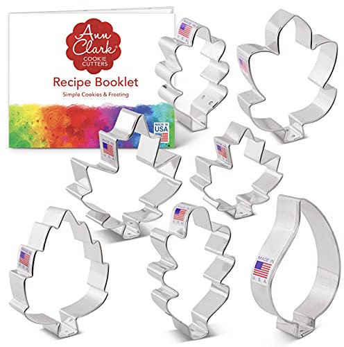Ausstechformen von Ann Clark USA - Blätter Keksausstecher, Herbstblätter 7-Teiliges Set