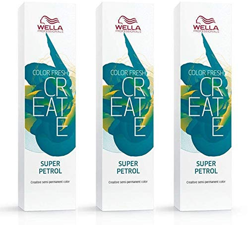 3 er Pack Color Fresh Create direktziehende Tönung Super Petrol