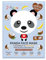 Montagne Jeunesse - Mascarilla Facial - 7th Heaven Mascarilla de Tela Animal Mask - Hidratante - Ingredientes Naturales - Estampado de Panda - Crema Hidratante Facial Mujer
