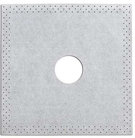 Dichtmanschette Spezial 1 Stk. Wandmanschette 150 x 150 mm Loch Ø 25mm Duschelement Dichtband Badabdichtung Dusche Küche G03