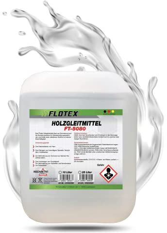Flotex® - Effizientes Holzgleitmittel 10L | silikonfreies Holzgleitmittel | Holzgleitmittel für Hobelmaschine, Fräsmaschine & Tischkreissäge | Gleitmittel Holzbearbeitung