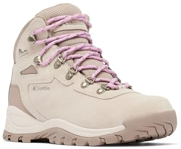 Columbia Womens Newton Ridge Plus Waterproof Amped, Dark Stone/Cosmos, 8.5 Wide