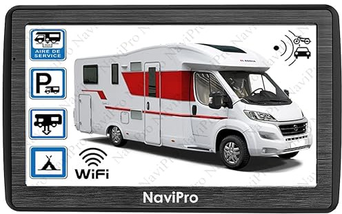Navigatore per Camper, 7 pollici, Navigatore GPS Camper e Caravan, NaviPro Active + Campeggi e aree camperisti