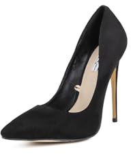 QUEEN HELENA Scarpe con Tacco a Spillo Decollete a Punta Chiusa Eleganti Donna K2104M (K2044 Nero, Sistema Taglie Calzature EU, Adulto, Donna, Numero, Media, 39)