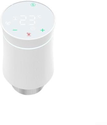 Wireless Remote Controlled Thermostat Valve, With Digital Display And Programmable Scheduling For Effective Home Heating Control(1)
