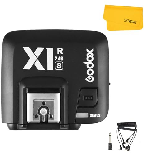 Godox X1R-S TTL 2.4G 1/8000s HSS Wireless Receiver Flash Remote For X1S Trigger Transmitter Sony A58 A7RII A99 A7R A6300 etc. Cameras (X1R-S)