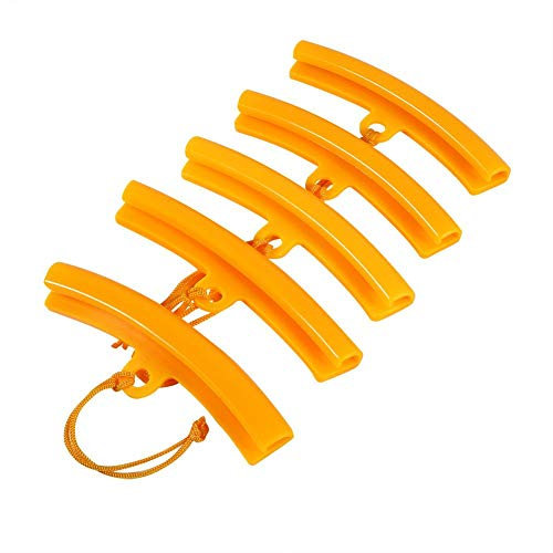 Aramox 5Pcs Tire Changer Guard Rim Protector Tyre Wheel Changing Edge Savers Tool (Orange)