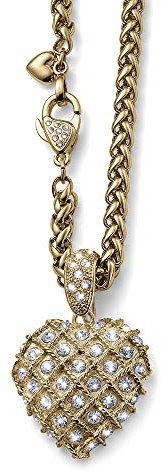 Oliver Weber Collection – Vergoldete Halskette Damen Titanic • Premium Schmuck Kollektion, Anhänger mit Precision cut crystals • Ideale Geschenkidee für Damen