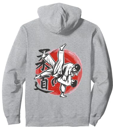 Chemises de judo japonaises pour hommes amateurs d'arts martiaux Sweat à Capuche