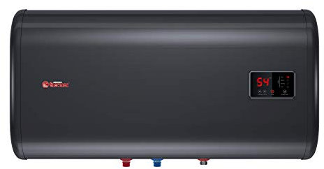 Thermex ID 80 H Shadow Smart Warmwasserspeicher 80 Liter Smart Warmwasserspeicher, horizontale Wandmontage, schwarz